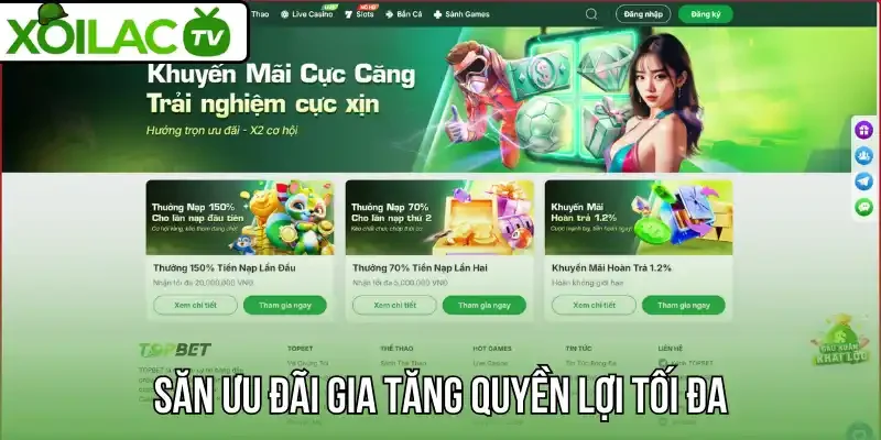 Săn ưu đãi gia tăng quyền lợi tối đa